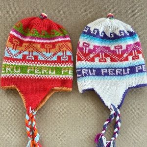 Peruvian Knit Hats with Ear Flaps